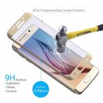Wholesale Samsung Galaxy S6 Edge Tempered Glass Full Screen Protector (Glass Black Clear)